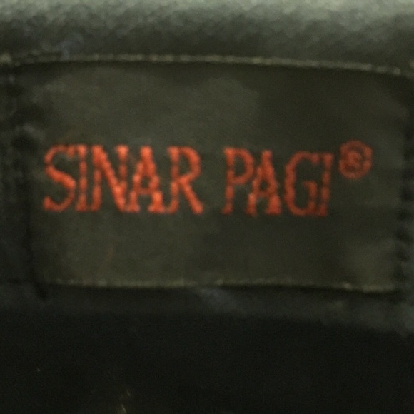 Sinar Pagi Navy Blue Printed Sun Hat - Picture 6 of 6